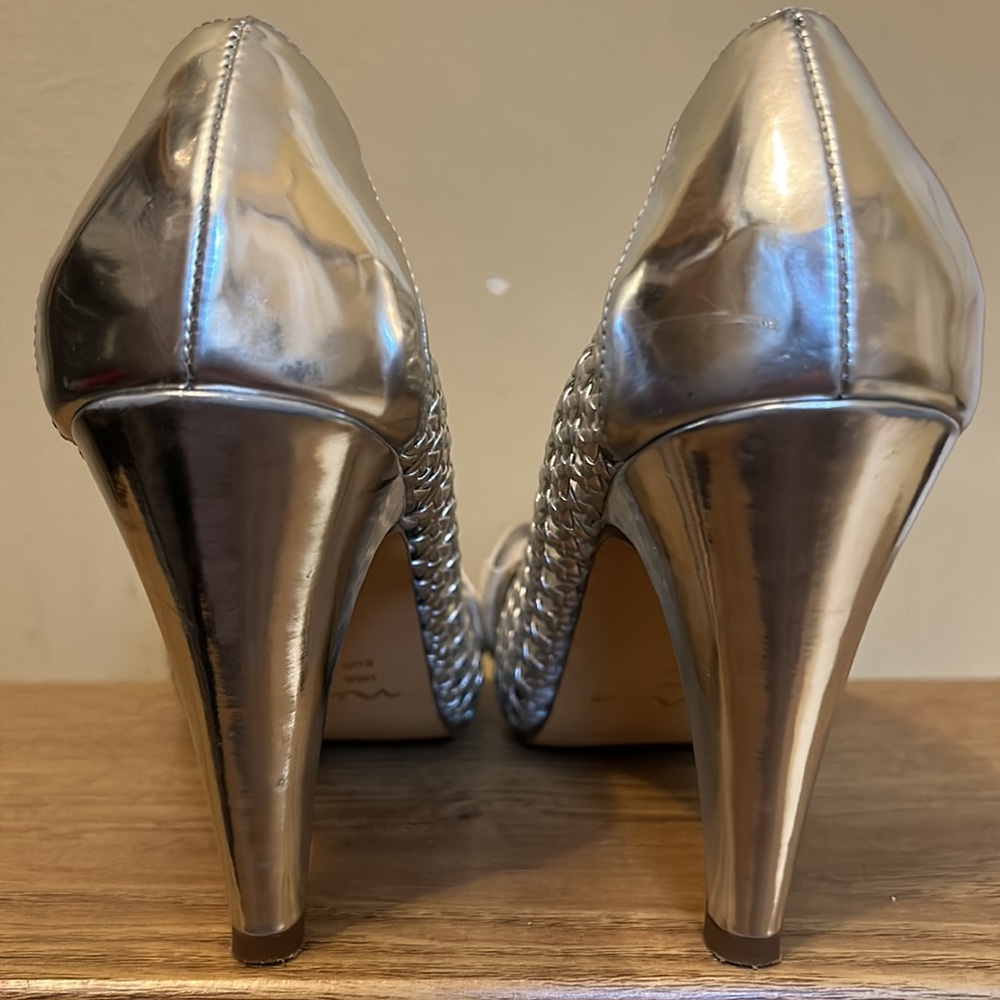 Y2K Nina silver mesh heels - Picture 7 of 10